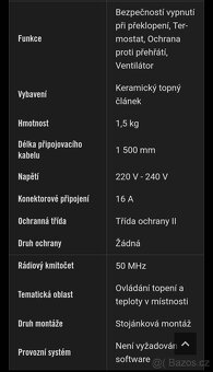 Nový elektrický ohřívač Eurom retro PTC - 7