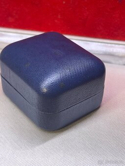 zlaty prsteň Český granát 8 karát - 7