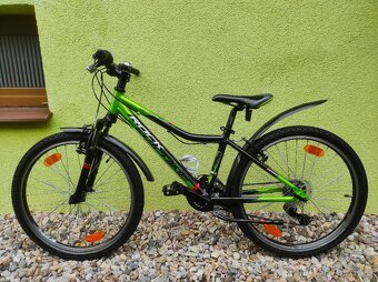 Značkové kolo Rock Machine 24" (černá/zelená) - 7