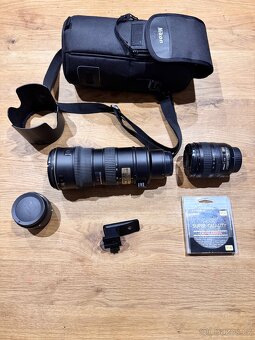 Nikon 70-200 AF-S VR 2.8 G + Nikon 18-70 + příslušenství - 7