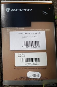 Bunda na motorku kožená Revit vel 56 - 7