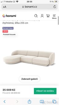 Gauč, pohovka, sedací souprava Miley Micadoni Bonami - 7