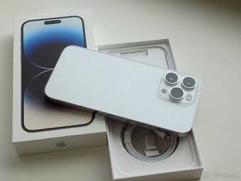 APPLE iPhone 14 Pro Max 128GB Silver - ZÁRUKA - JAKO NOVÝ - 7