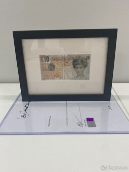 Banksy Di-Faced Tenner, COA Galerie Stevea Lazaridese - 7