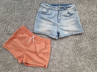 2x riflové kraťasy 12-14 let - 7