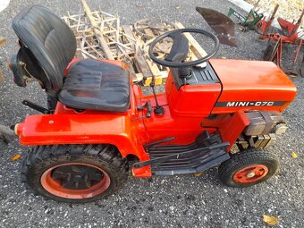 Mt8-070 mini + pluh APN-702, kypřič AKP-121, vlek, brány - 7