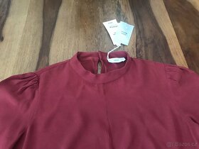 Nová Dívčí splývavá halenka  s uzlem, z. Mango, v.S - 7