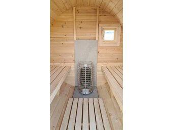 Sudová sauna s předsíní 3,5 m, 2 místnosti, cedr - 7