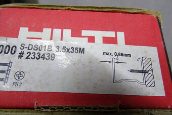 Páskované šrouby Hilti do sádrokartonu 2 rozměry - 7
