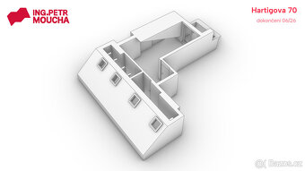 Byt 2+kk s terasou v domě po celkové rekonstrukci – Hartigov - 7