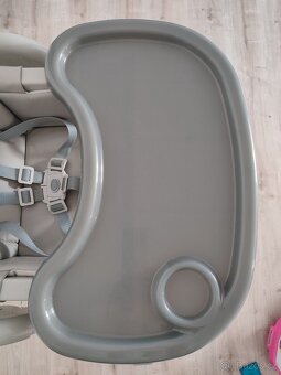Jídelní židlička Kinderkraft YUMMY grey - 7