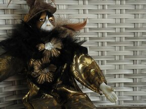 Porcelánové panenky - dvojice "Benátský karneval" - 7