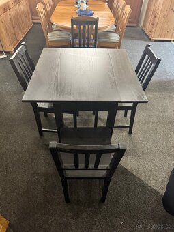 Jídelni set IKEA 4 židle + rozkl. Stůl - 7