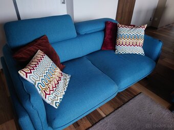 Prodám luxusní sedačku 3+2 - velmi pěkná (Francie) - 7