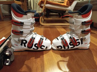 Prodám DĚTSKÝ set - Lyže + hůlky + boty - 7
