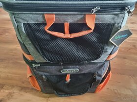 Dvoupatrový batoh - oranžová - 7