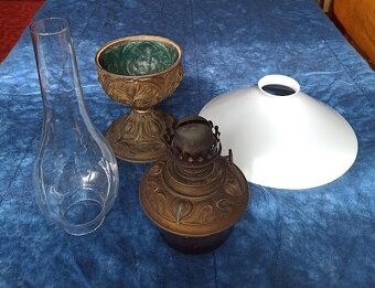 Starožitná lampa na petrolej „Petrolejka“ - 7