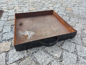 Krb, komínová stříška, rošt, gril, popelník - 7