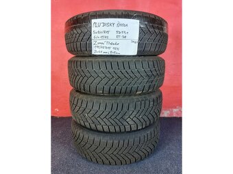 ALU disky Škoda 5x100 R15 se zimními pneu 195/65 R15 - 7