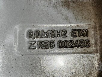 Original ALU kola Audi 18" 8J ET41 + pneu 235/50/R18 - 7