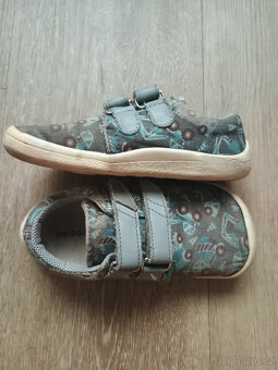 Barefoot dětské tenisky Beda - Trucks textilní šedé vel. 27 - 7
