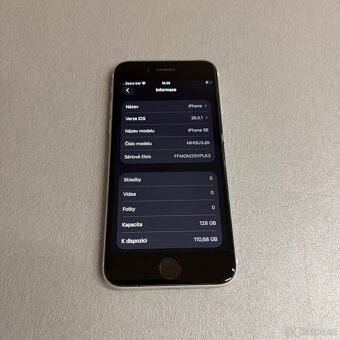 iPhone SE 2020 128GB bílý, pěkný stav, 12 měsíců záruka - 7