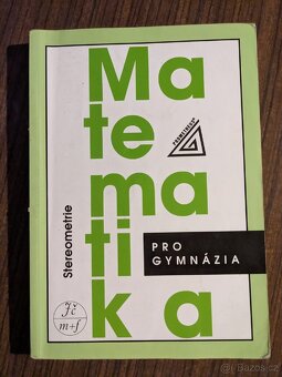 Učebnice matematiky pro gymnázia - 7