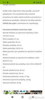 Kočárek Cavoe AXO - 7