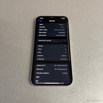 iPhone 12 Pro Max 128GB silver, pěkný stav, 12 měsíců záruka - 7