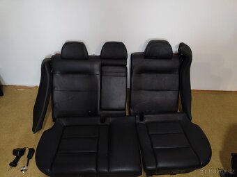 Sedačky passat b5.5 s dětským podsedákem kožené - 7