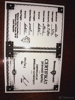 Naušnice s Certifikátem pravosti šperku - 7
