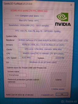 ASUS GTX 1060 6GB TURBO - 7