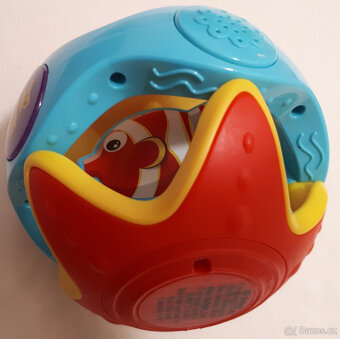 Dětský Zvukový a světelný míč, Infinifun Rattle Ball - 7