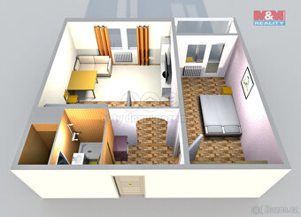 Podnájem bytu 1+1, 40 m², Česká Lípa, ul. Kolínská - 7