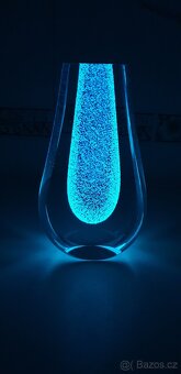 UMĚLECKÁ LUMINESCENČNÍ VÁZA DESIGN KAPKA - 7