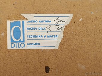 Obraz Jana Lieblová, ves na Vysočině, olej 63x73 - 7