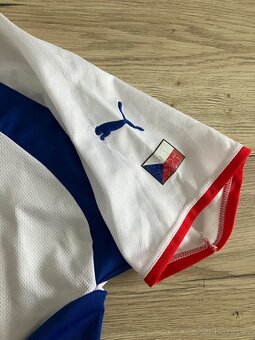 Česko hraný fotbalový dres Puma #17 2002 Hübschmann - 7