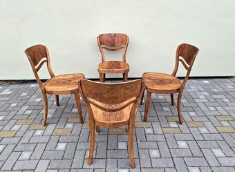 Luxusní prvorepublikové židle THONET po renovaci - 7
