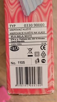 ETA Krepovací kleště na vlasy, 3 různé nástavce - 7
