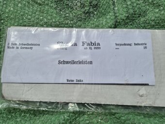 Škoda Fabia I ozdobné a ochranné samolepící lišty - 7