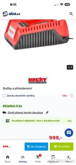 Sekačka na trávu zánovní AKU plus baterie - 7