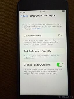 Apple iPhone 8, cerny, 64 Gb, kapacita baterie 90% - 7