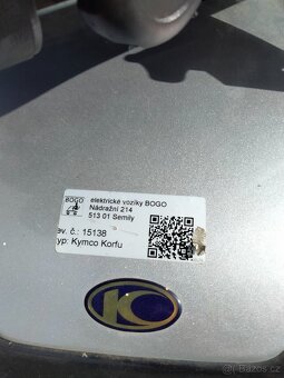 Elektrická "čtyřkolka" pro seniory (KYMCO) - 7