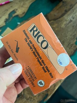 Predám vintage plátky na alt saxofón rico 70/80 roky - 7