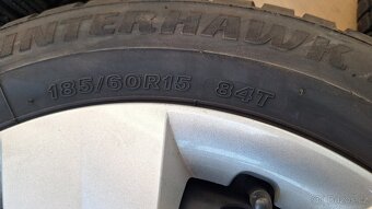Sada disků Škoda 15" 5x100 zimní pneu 185/60 R15 5+mm Fabia - 7