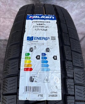 Zimní nová sada Fiat Ducato 5x118 225/75R16C - 7