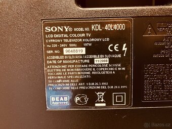 Televizor Sony KDL-40L4000 - 7