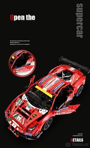 Stavebnice Ferrari GT 488 kompatibilní s LEGO - 7
