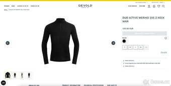 Merino rolák Devold Duo Active Merino 205 Zip Neck Man - 7