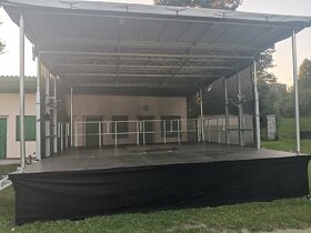 Mobilní Pódium, staga 8x6m, 6x6m 6x4m - 7